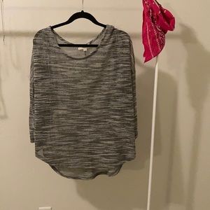 Olive and Oak grey blouse